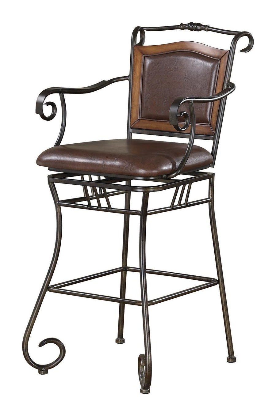 Traditional Metal Bar Stool