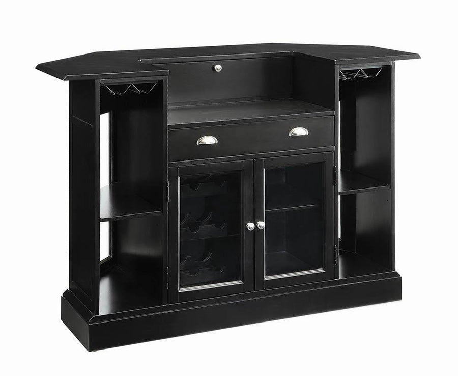 Contemporary Black Bar Unit