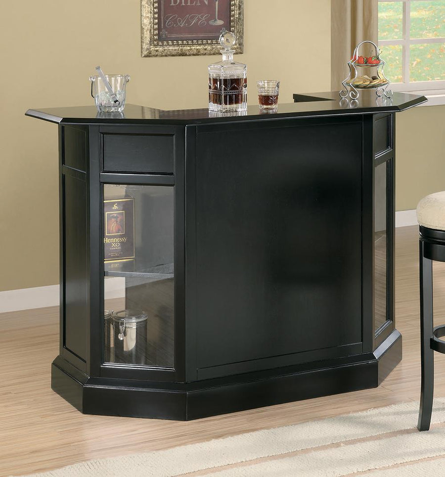 Contemporary Black Bar Unit