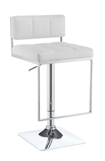 Contemporary Chrome Adjustable Bar Stool