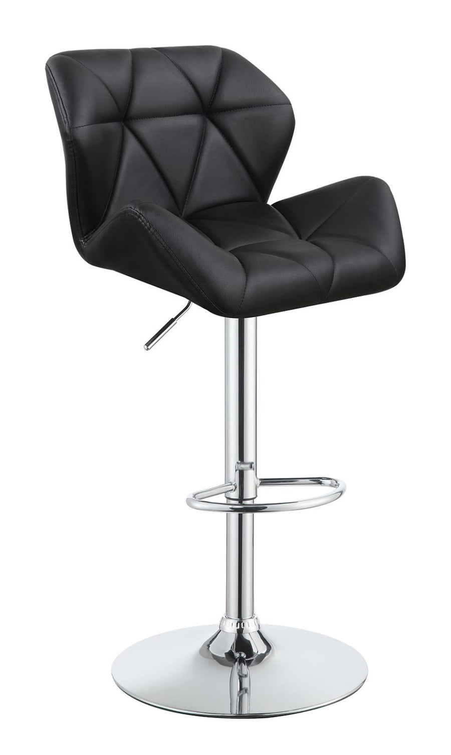 Modern Black Adjustable Bar Stool