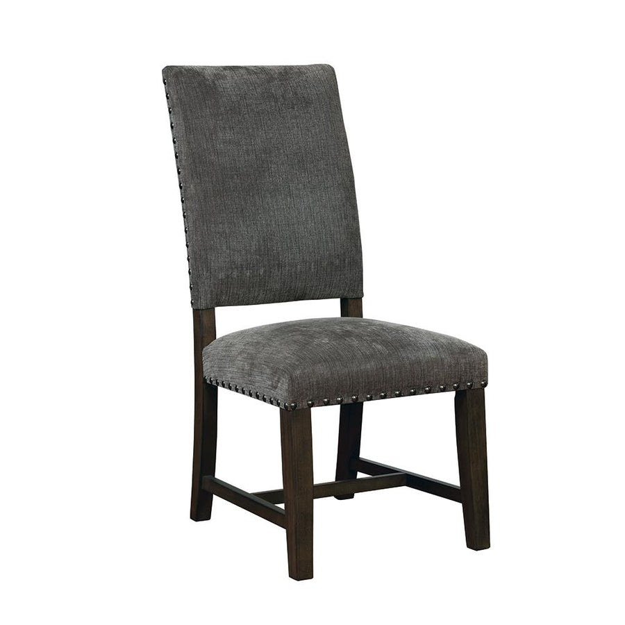 Contemporary Grey Upholstered Parson Chair