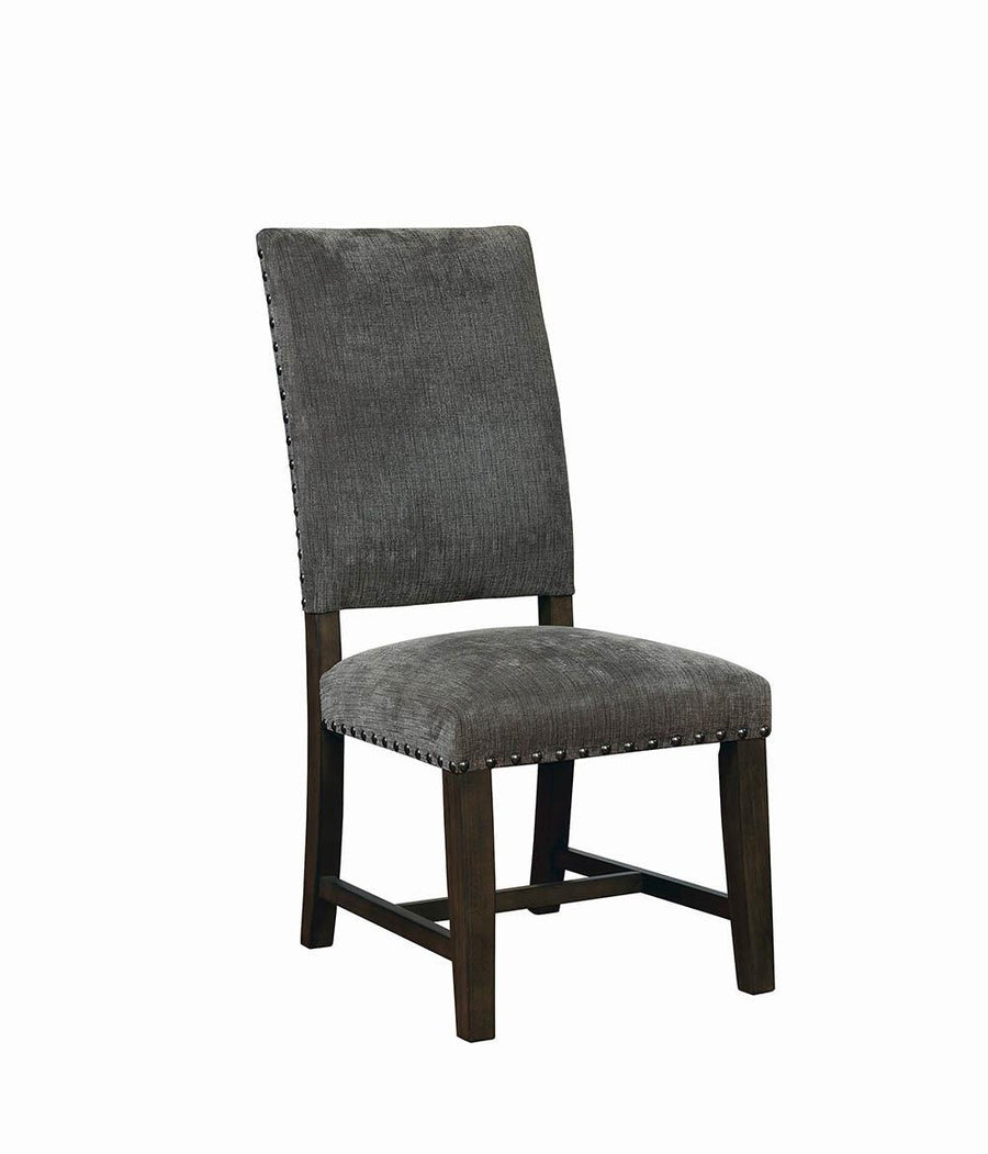 Contemporary Grey Upholstered Parson Chair