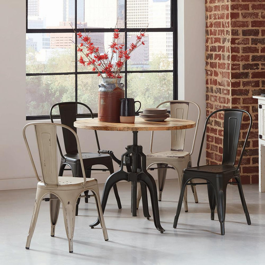 Keller Rustic Black Dining Chair