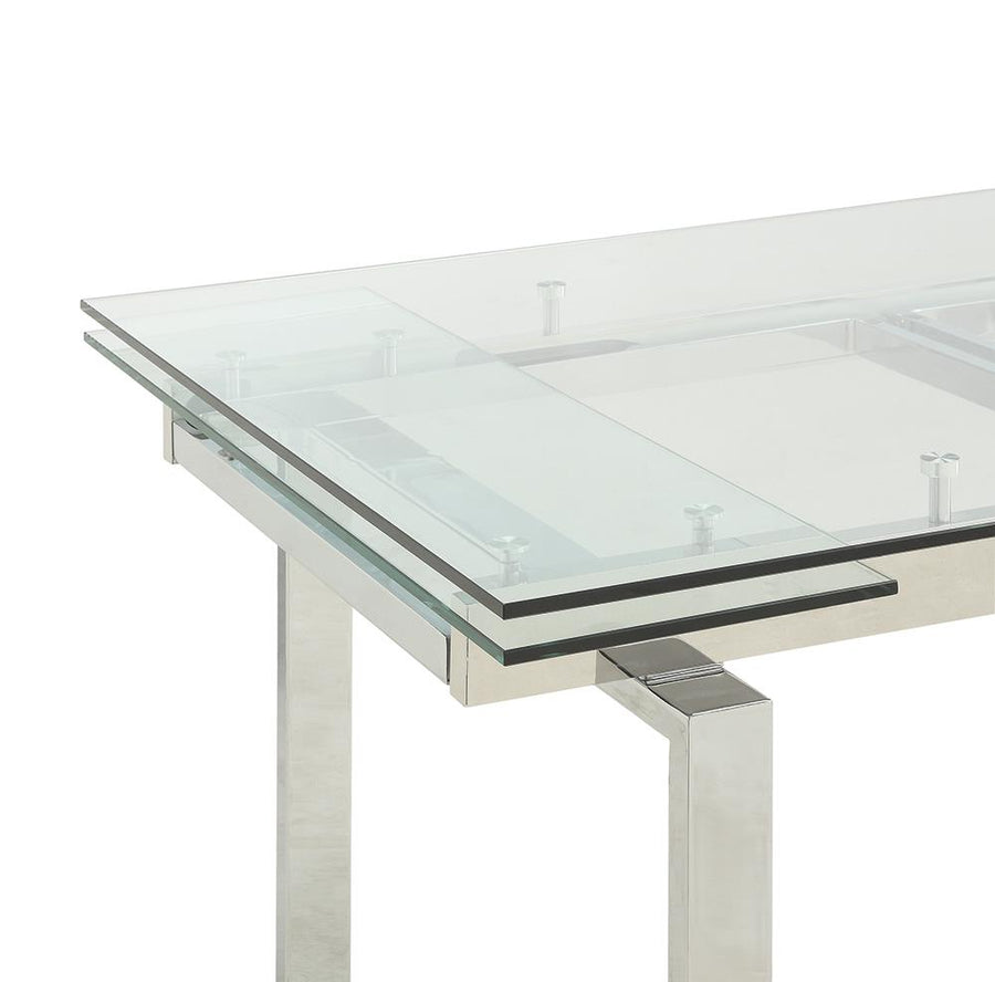 Contemporary Wexford Chrome Dining Table