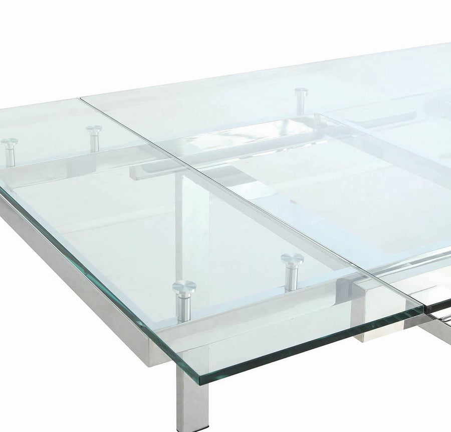 Contemporary Wexford Chrome Dining Table