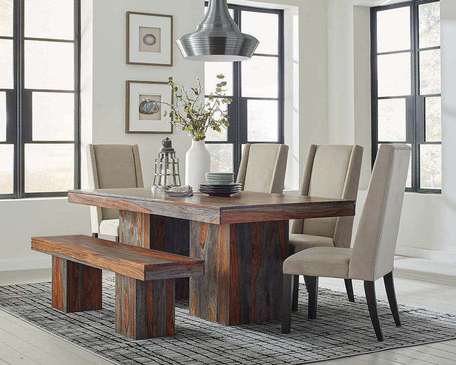 Binghamton Rustic Grey Sheesham Dining Table