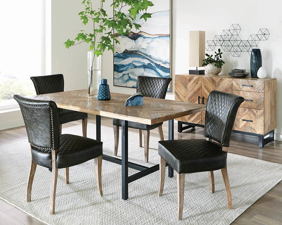 Thompson Industrial Mango Wood Dining Table