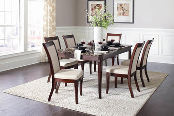 Cornett Transitional Dark Brown Dining Table