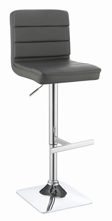 Contemporary Chrome Adjustable Bar Stool