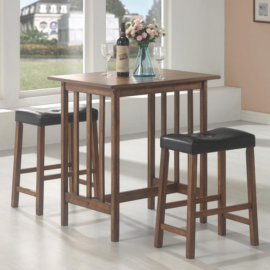 Casual Brown Three-Piece Table Set