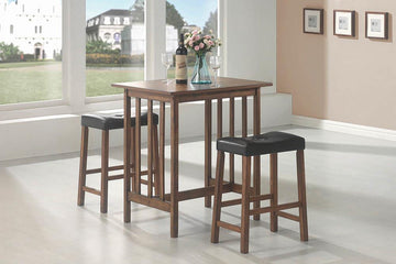 Casual Brown Three-Piece Table Set