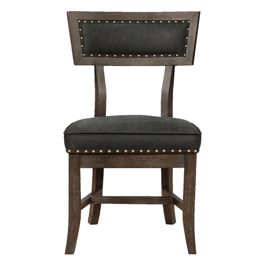 Rustic Black Dining Chair