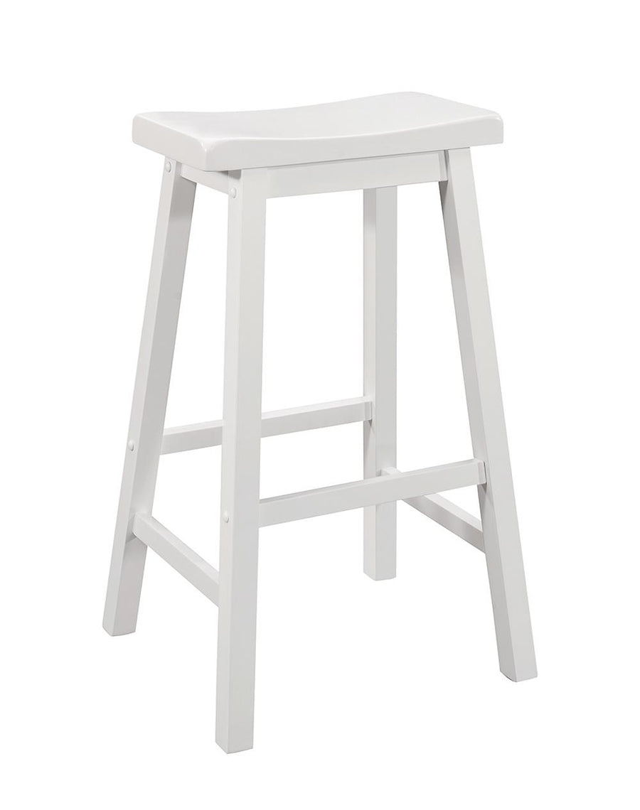 Casual White Bar Stool