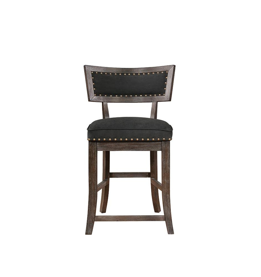 Rustic Black Counter-Height Dining Chair