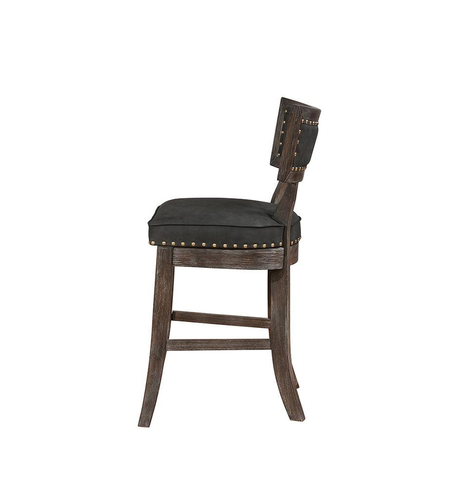 Rustic Black Counter-Height Dining Chair