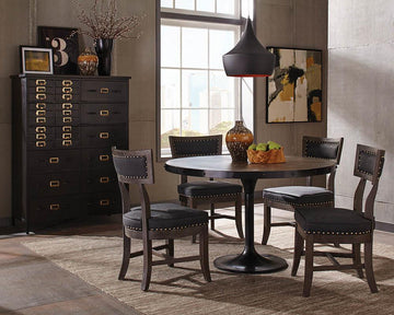 Mayberry Rustic Black Dining Table