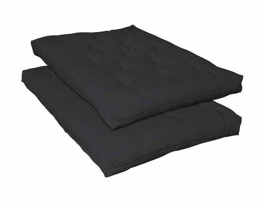 Black Deluxe Innerspring Futon Pad