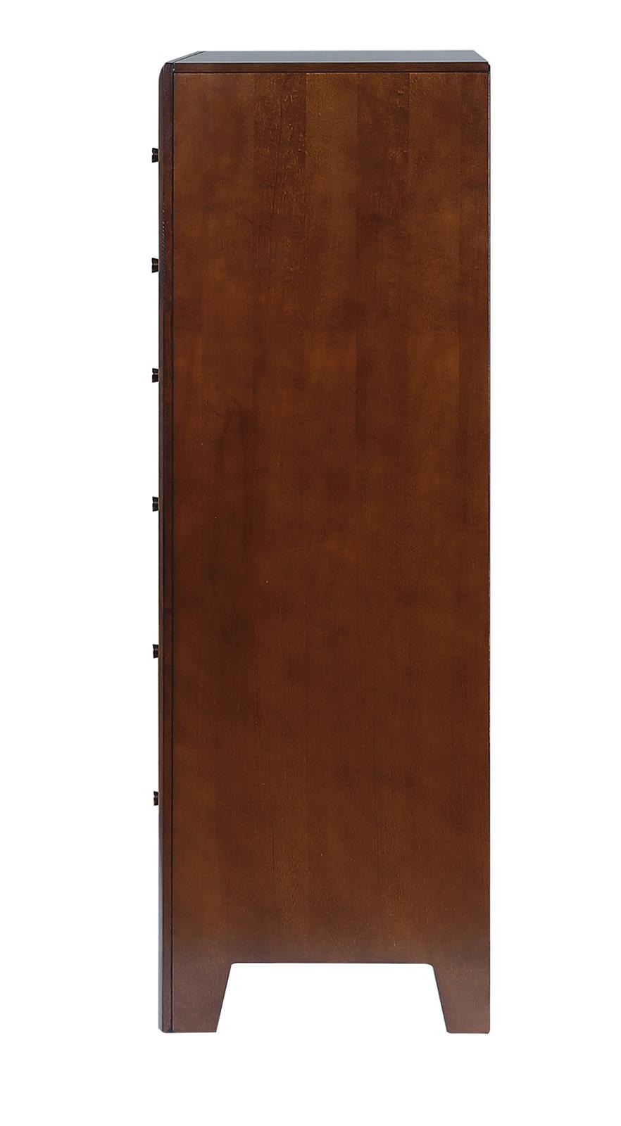 Hillary Warm Brown Six-Drawer Chest