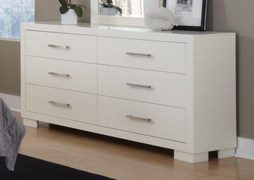 Jessica Contemporary Six-Drawer Dresser