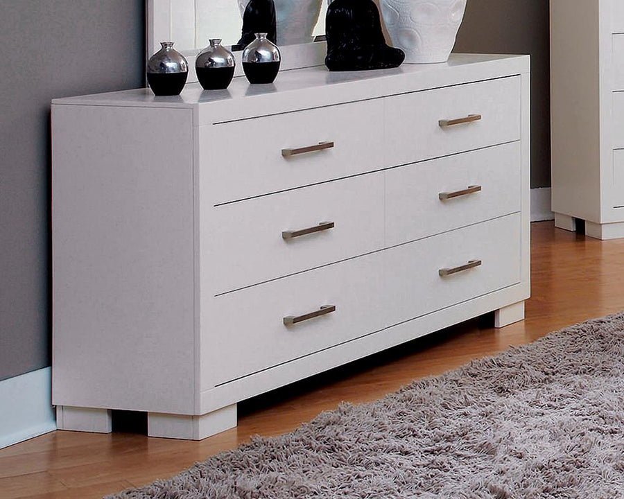 Jessica Contemporary Six-Drawer Dresser