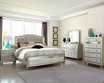 Bling Game Metallic Queen Bed