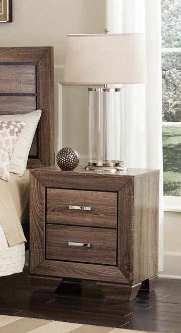 Kauffman Transitional Two-Drawer Nightstand