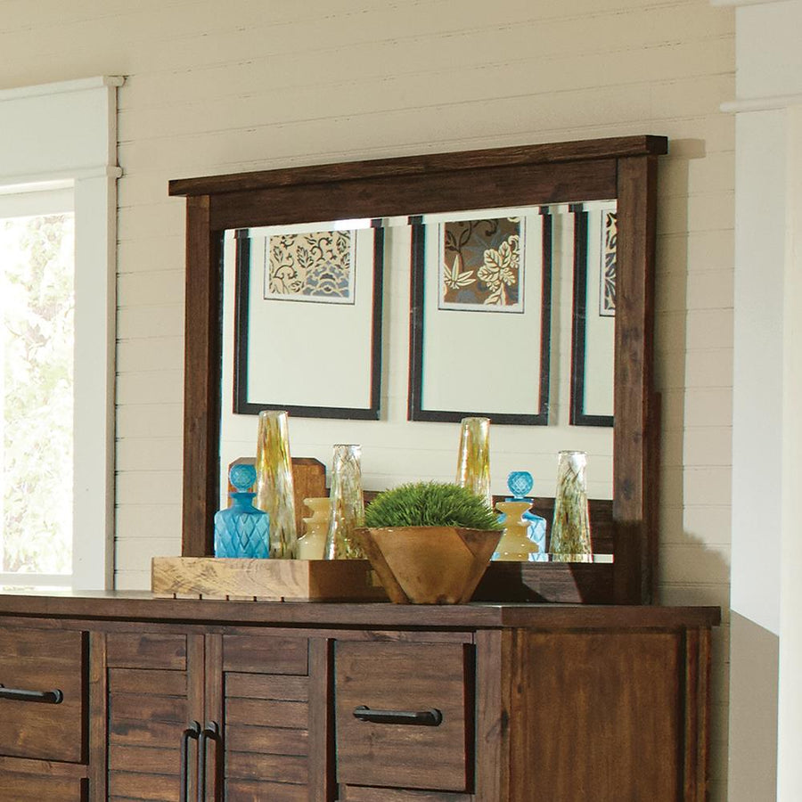 Sutter Creek Vintage Bourbon Dresser Mirror