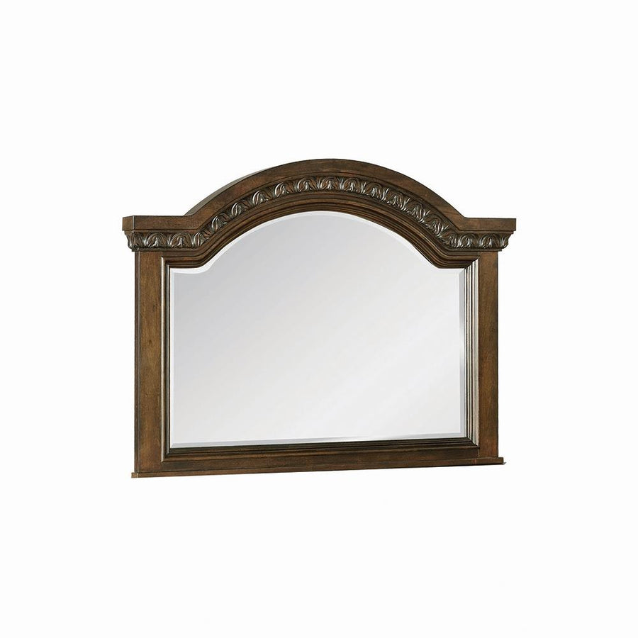 Satterfield Traditional Warm Bourbon Dresser Mirror