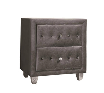 Deanna Metallic Nightstand