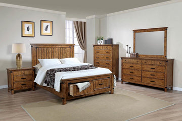 Brenner Rustic Honey California King Bed