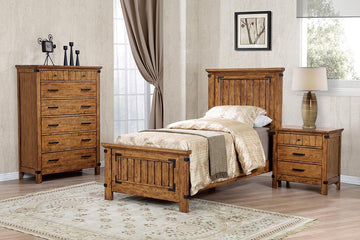 Brenner Rustic Honey Twin Five-Piece Set