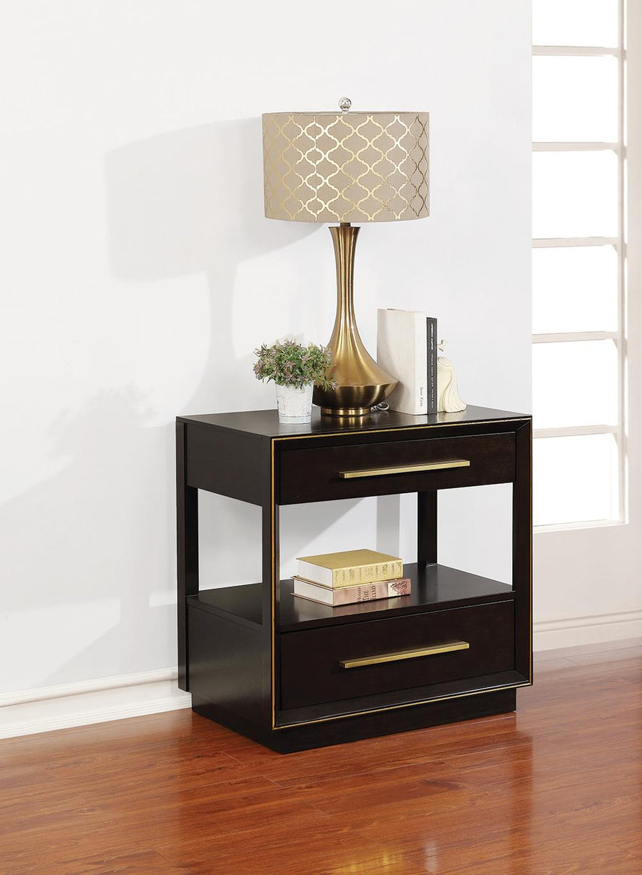 Smoked Peppercorn Nightstand