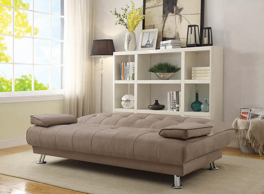 Casual Tan Sofa Bed