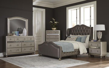 4 Pc Queen Bed Set