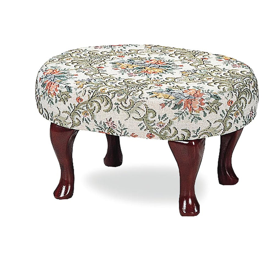 Traditional Floral Foot Stool