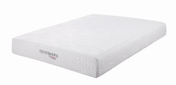 Key White 10-Inch Eastern King Memory Foam Mattress