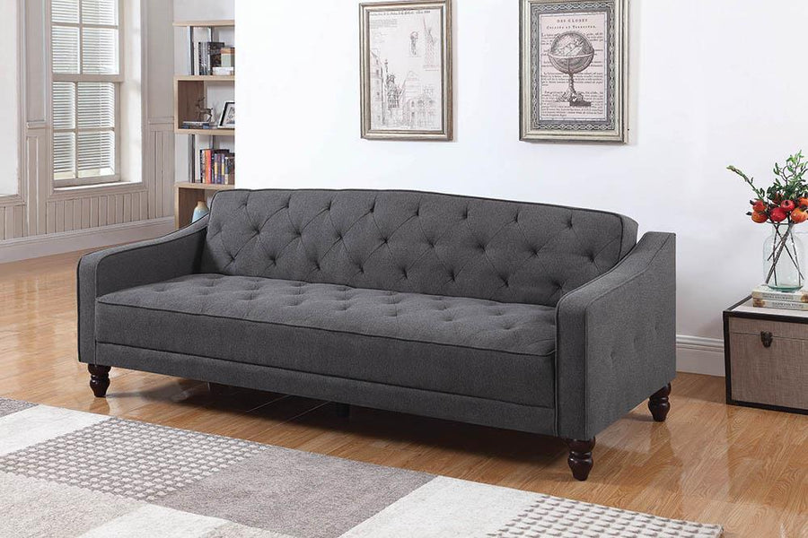 Traditional Dark Grey Sofa Bed