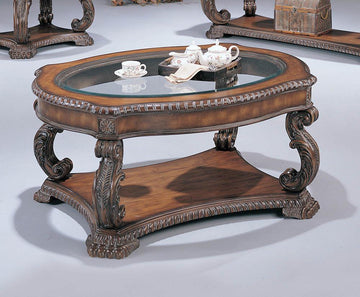 Garroway Traditional Brown Coffee Table