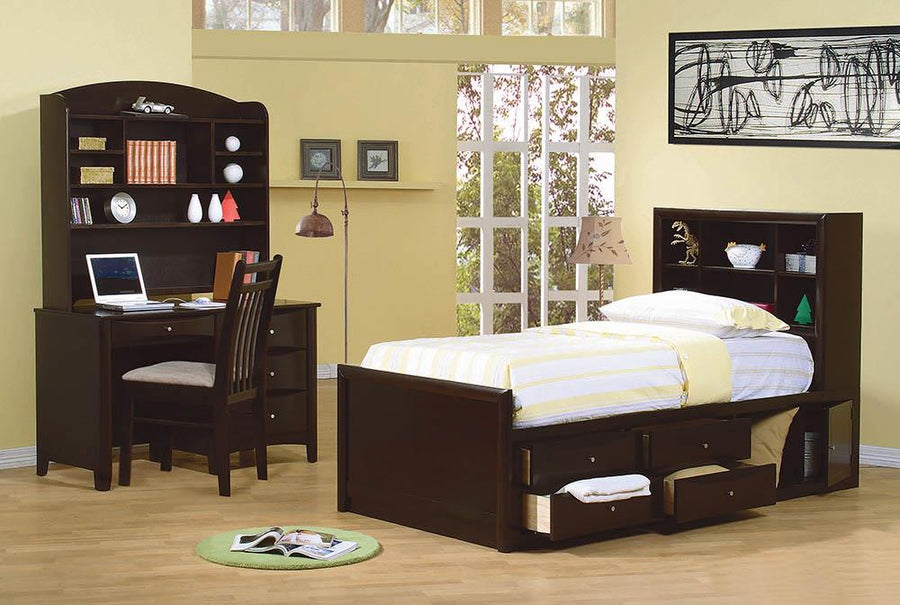 Phoenix Twin Bookcase Bed