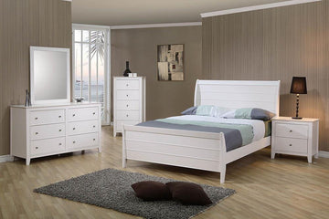 Selena Twin Sleigh Bed