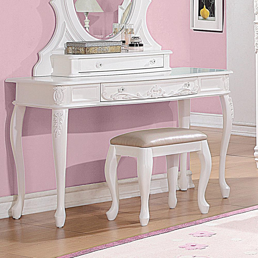 Caroline White Vanity Desk