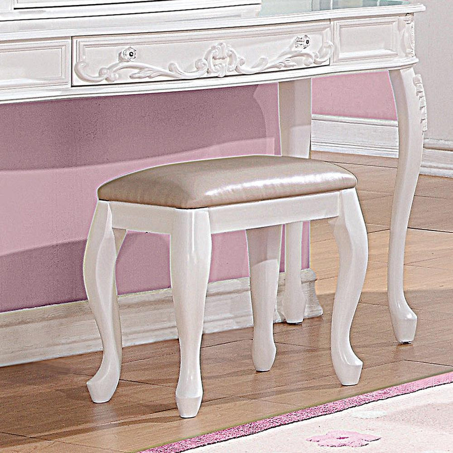 Caroline White Stool