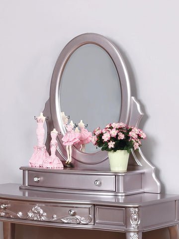 Caroline Metallic Lilac Vanity Mirror