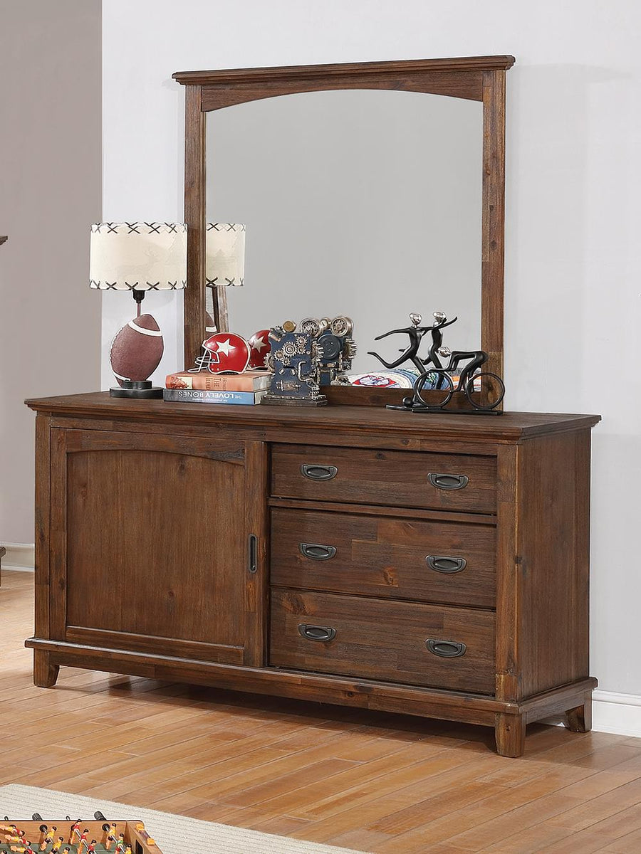 Kinsley Country Brown Dresser