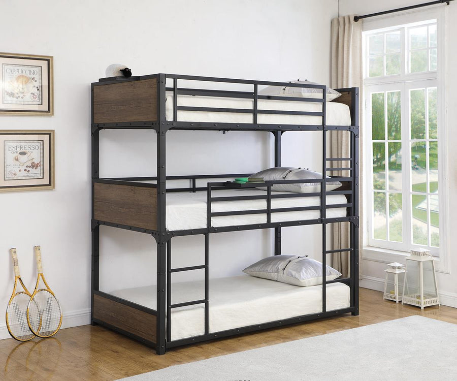 T / T / T Triple Bunk Bed