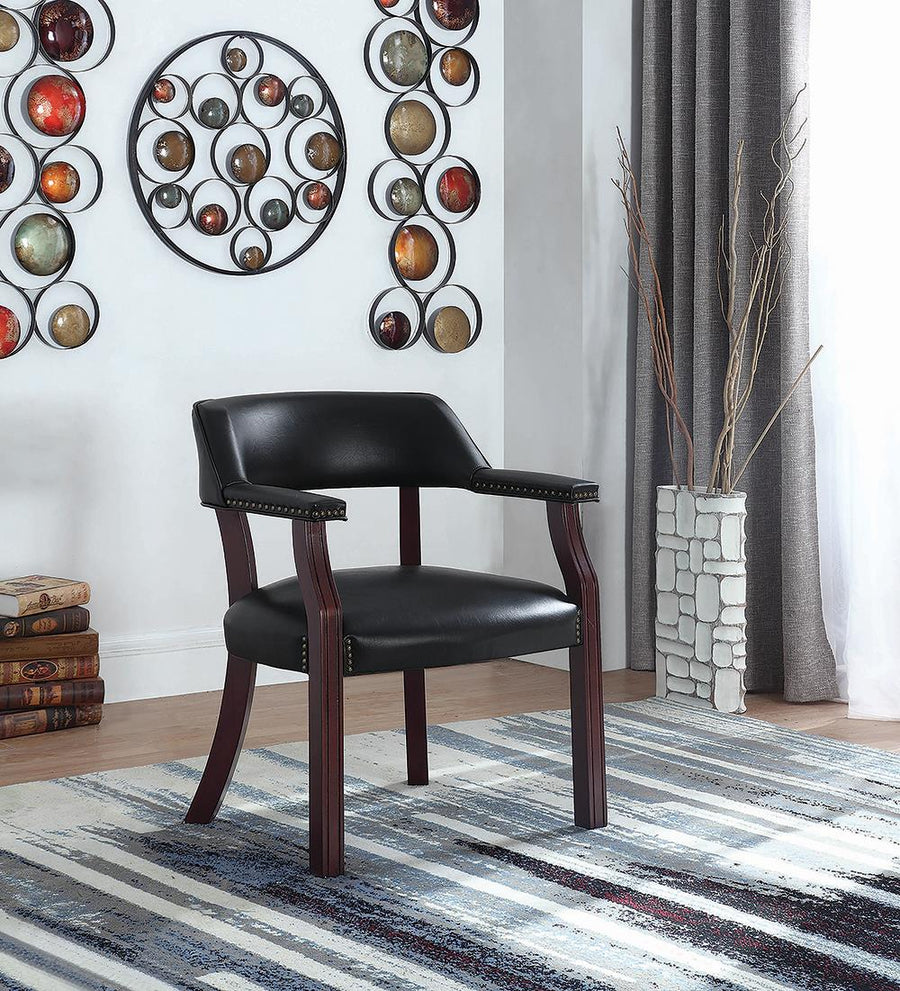 Modern Black Guest Chair