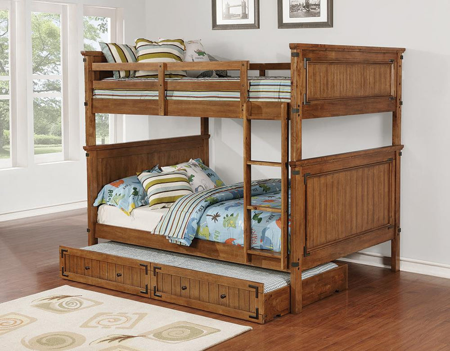 Coronado Rustic Honey Full-over-Full Bunk Bed