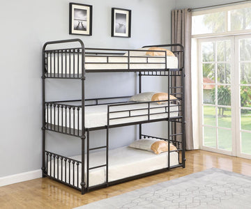 T / T / T Triple Bunk Bed