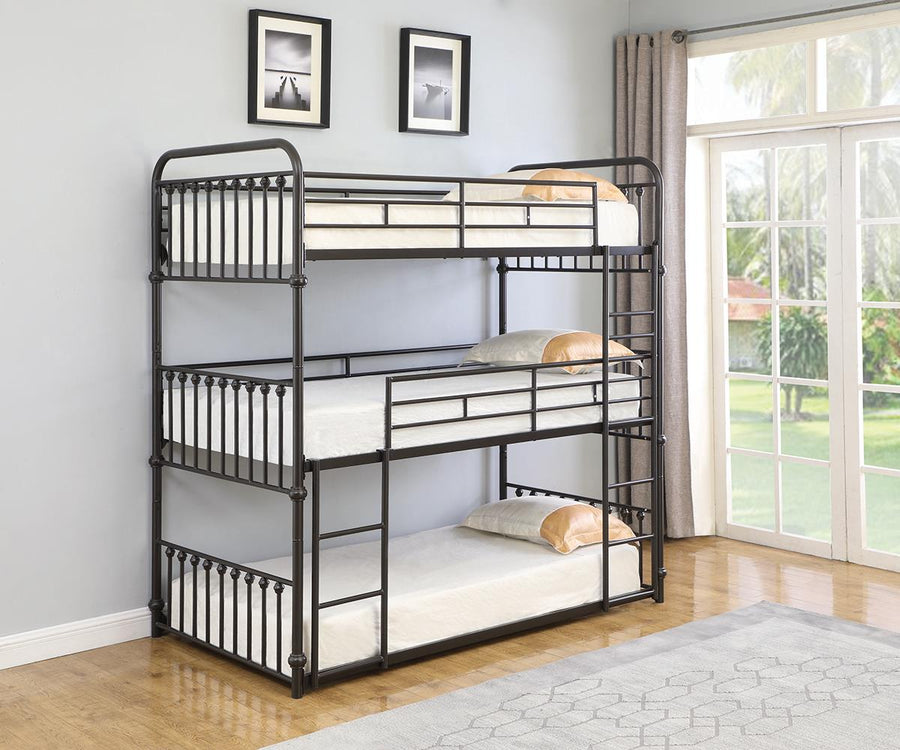 T / T / T Triple Bunk Bed